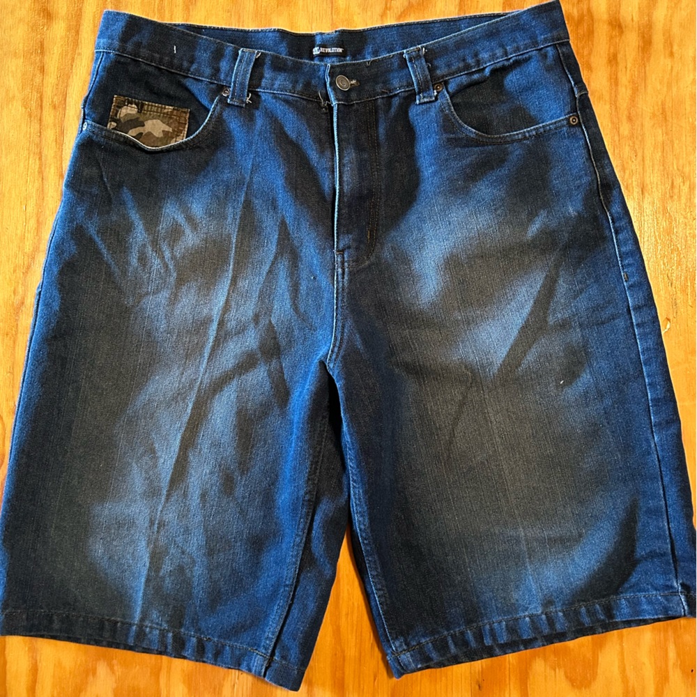 Men Bermuda denim shorts